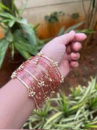 ❤️ Premium Love Bangles (Stylish Gungru Design)