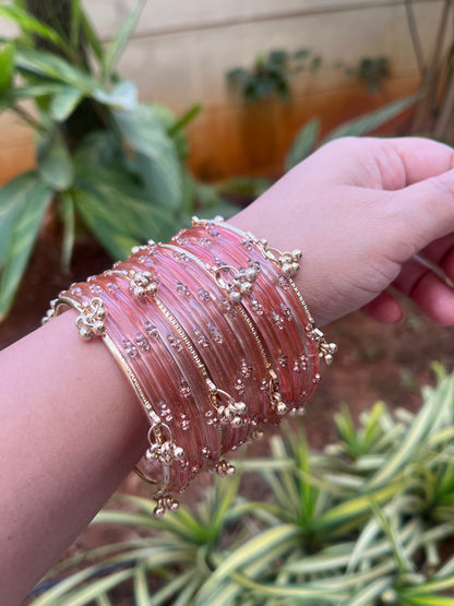 ❤️ Premium Love Bangles (Stylish Gungru Design)